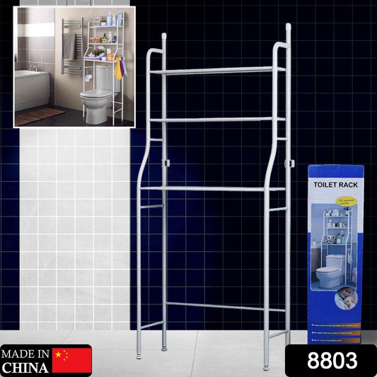 Multi Layer Toilet Storage Rack Metal Bathroom Laundry Room Basin Floor Stand