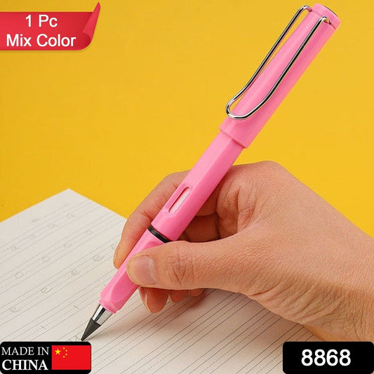 2-in-1 Everlasting Magic Pencil with Replaceable Eraser (1 Pc / Mix Color)