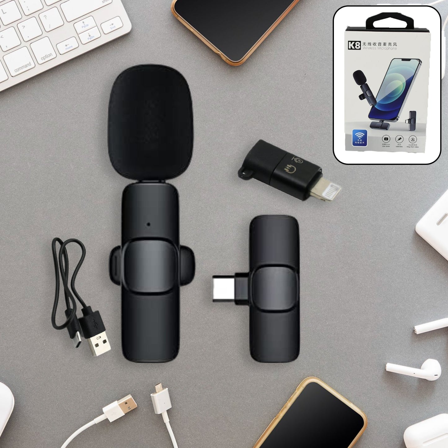 Streaming Clip on Microphone