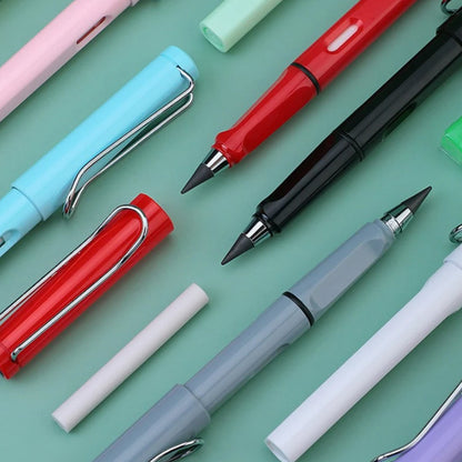 2-in-1 Everlasting Magic Pencil with Replaceable Eraser  (1 Pc / Mix Color)