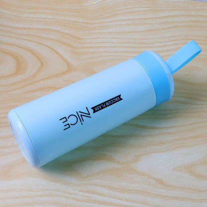 Plastic Water Bottle 400 ML Leak Proof Daily Use Bottle for Children Mix Color 1 Pc