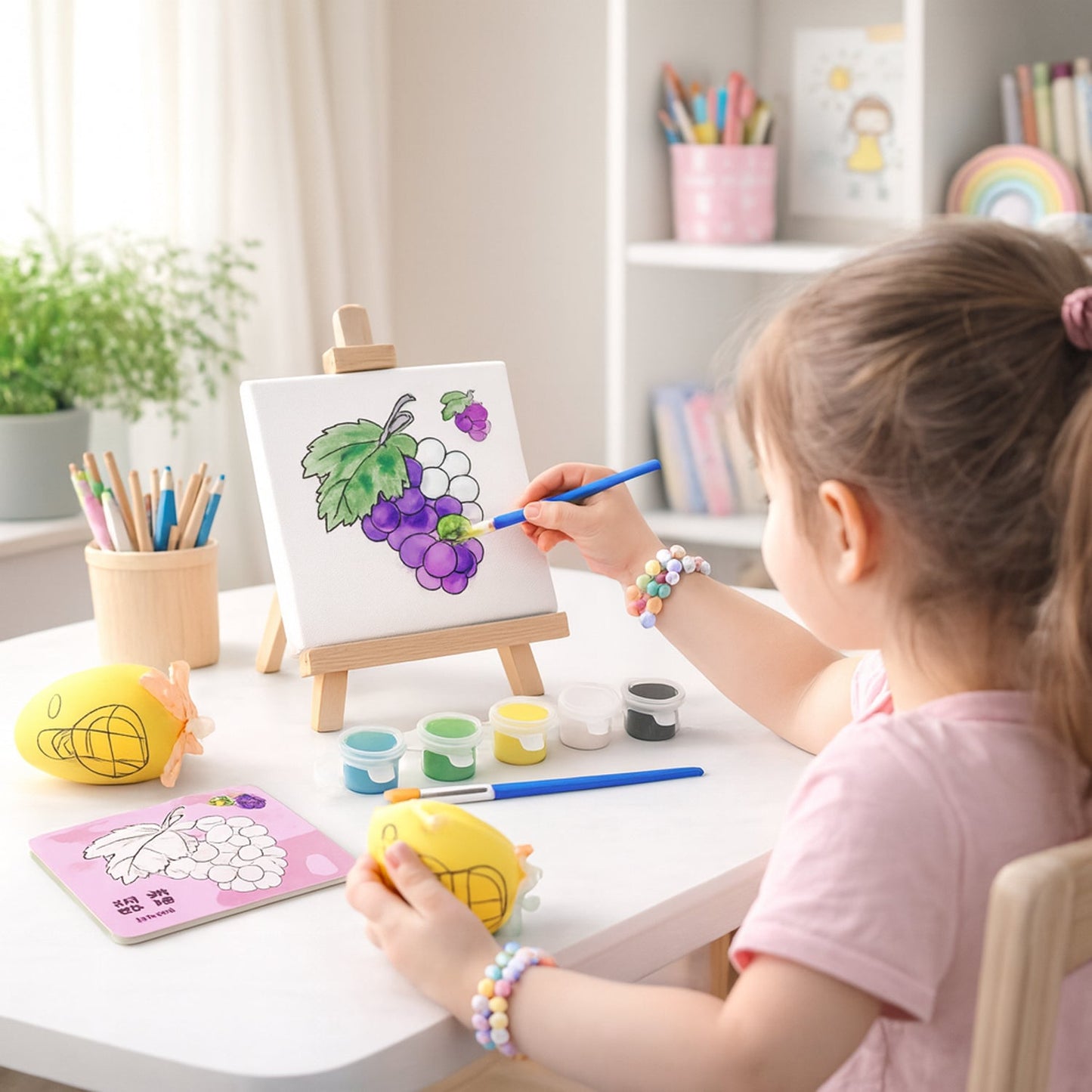 Kids Creative Paint & Learning Activity Kit (1 Set)