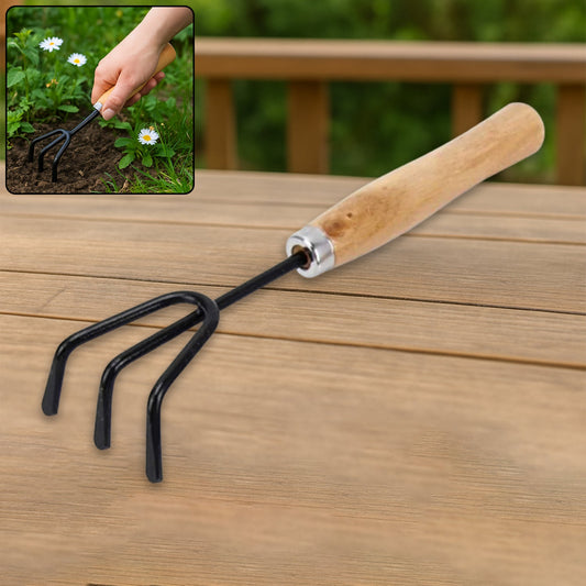 Hand Cultivator (Steel, Black)