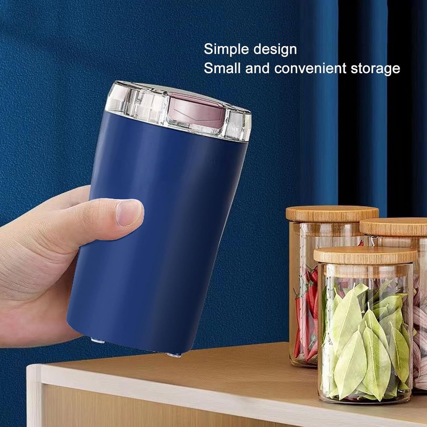 Small Blander, powerful Mini Grinder 1.5L Capacity, 200w (2 Blade Grinder)