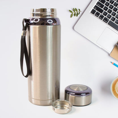 800ml Stainless Steel Water Bottle – Leak-Proof Thermos for Travel & Office