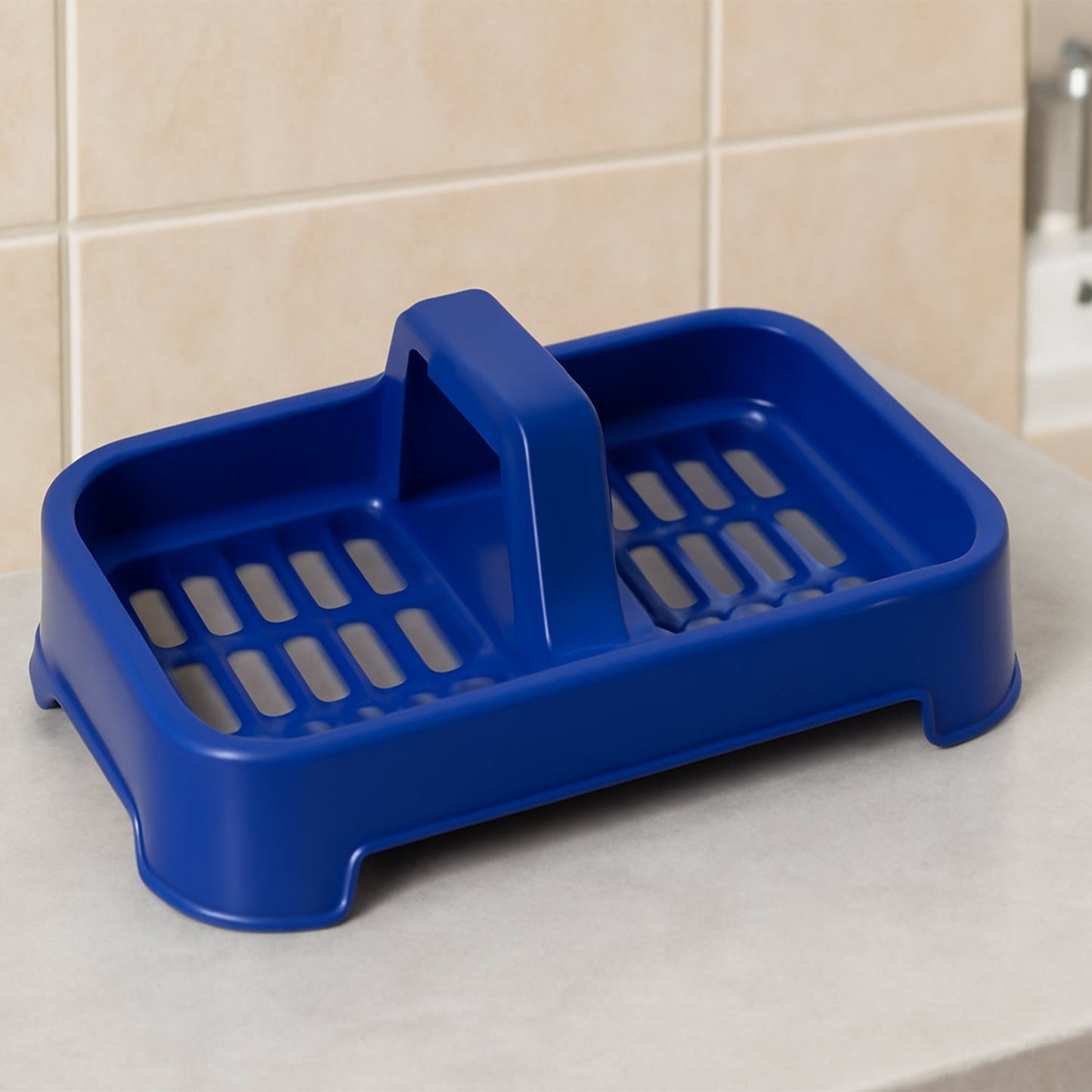 2in1 Plastic Soap Case, Dual Section Soap Holder (1 Pc / Multicolor)