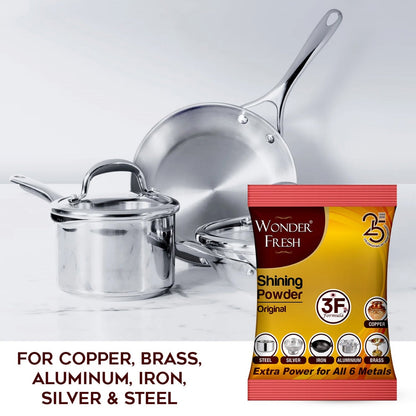 Shining Powder Cleans Polishes Copper Brass Silver Aluminum Iron Steel Removes 200 GM