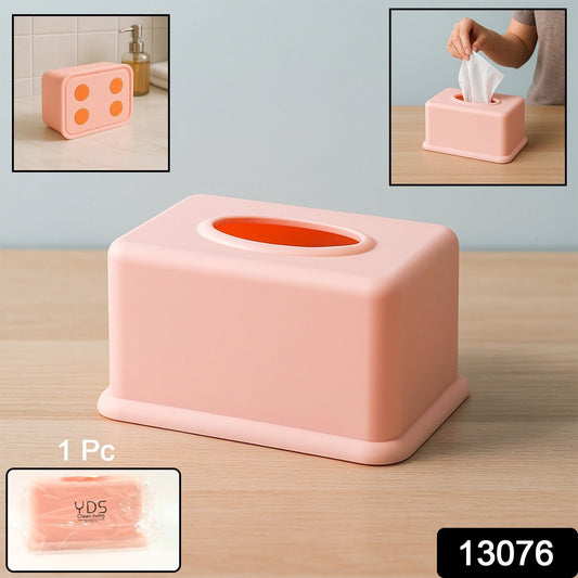 Transparent Rectangular Tissue Dispenser