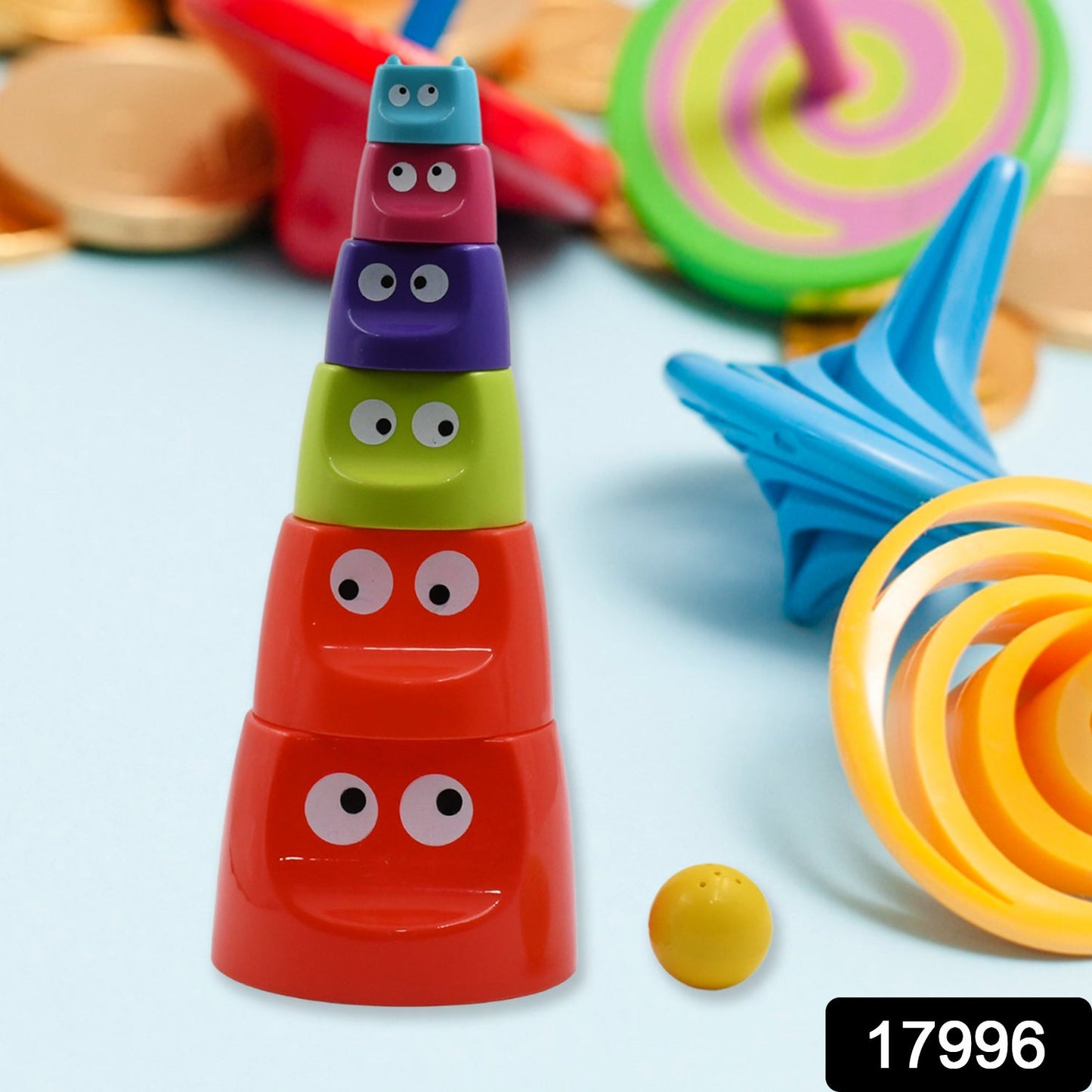Monster Cups Activity Toy for Babies 5+ Months – Learning Gift Set